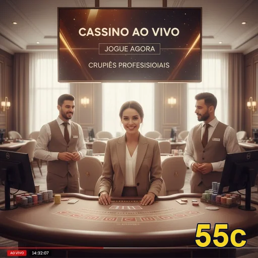 Crupies em ação no cassino ao vivo do site 55c, proporcionando uma experiência de jogo emocionante.