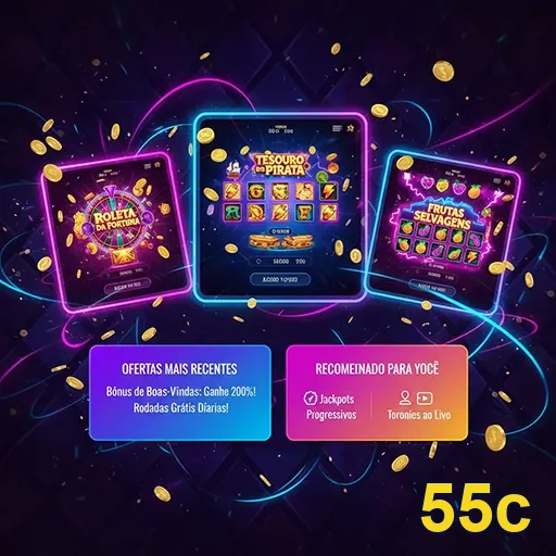Ofertas incríveis de jogos de cassino no 55c, onde a diversão nunca tem fim.
