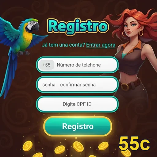 Imagem representativa do registro de cadastro VIP no site 55c.